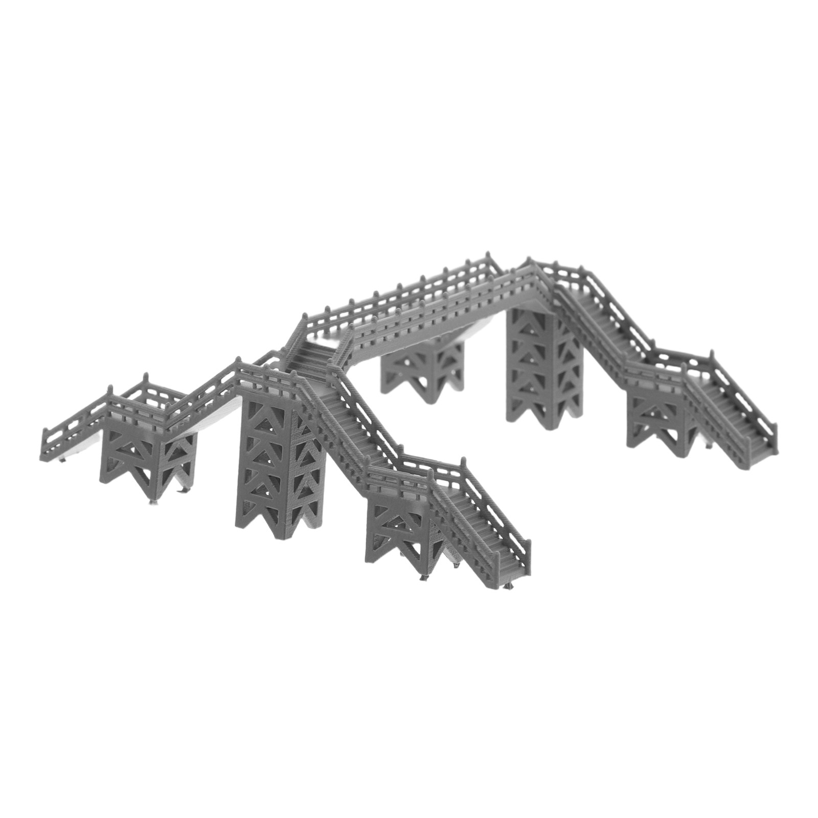 Home Office Layout - Mini Footbridge Plastic for Train Layout