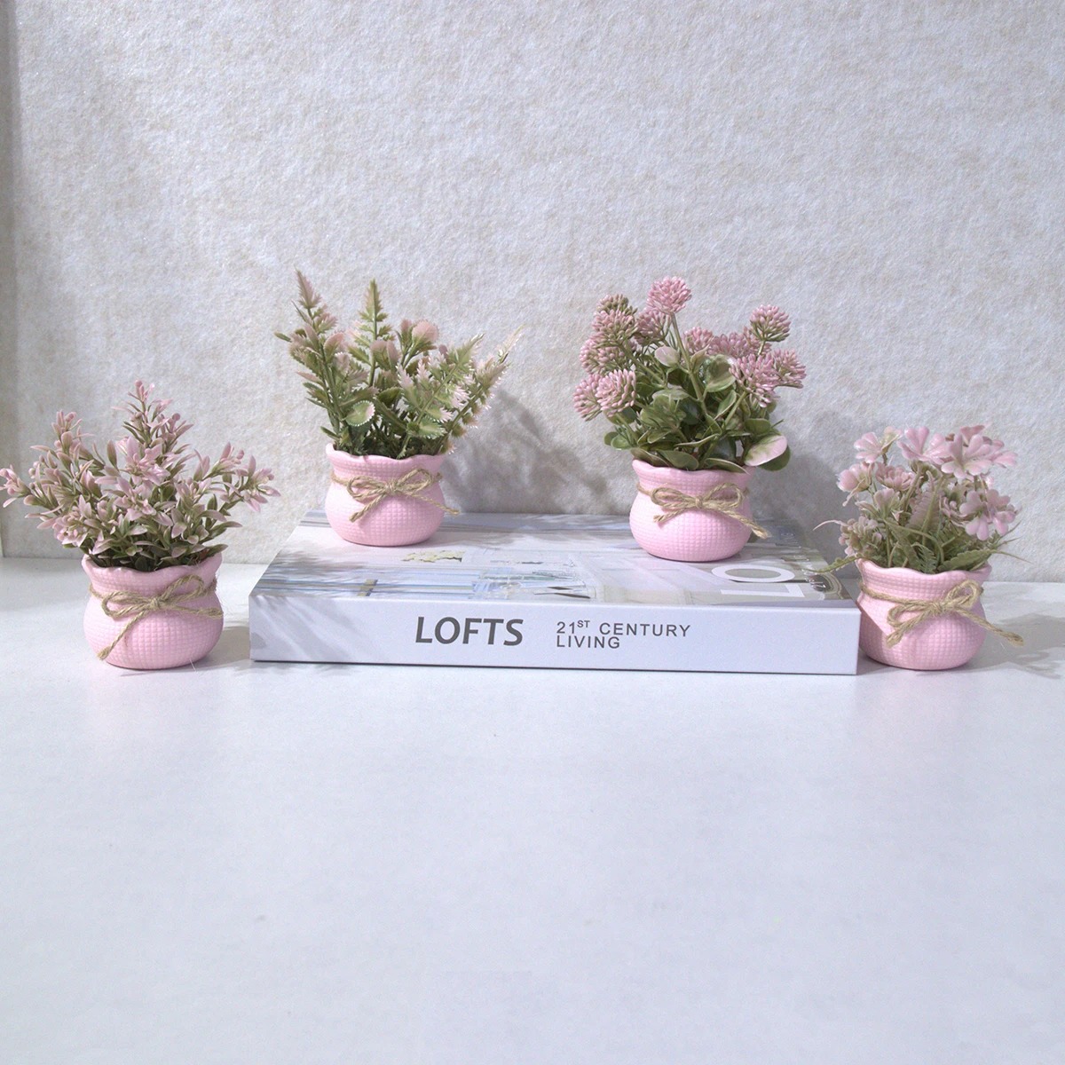 Mini Artificial Pink Series Fl - огляд і ціна Home Office Layout