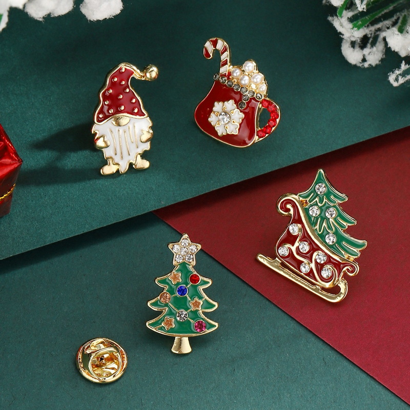 4 Pcs Drip Oil Santa Claus Chr - огляд і ціна Home Office Layout