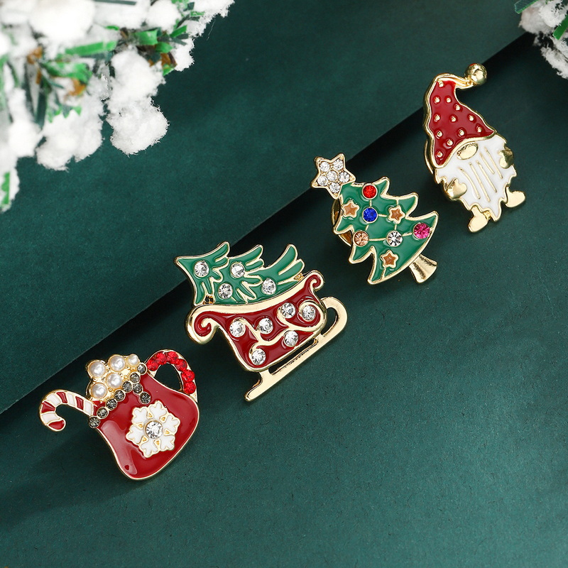 4 Pcs Drip Oil Santa Claus Chr - огляд і ціна Home Office Layout