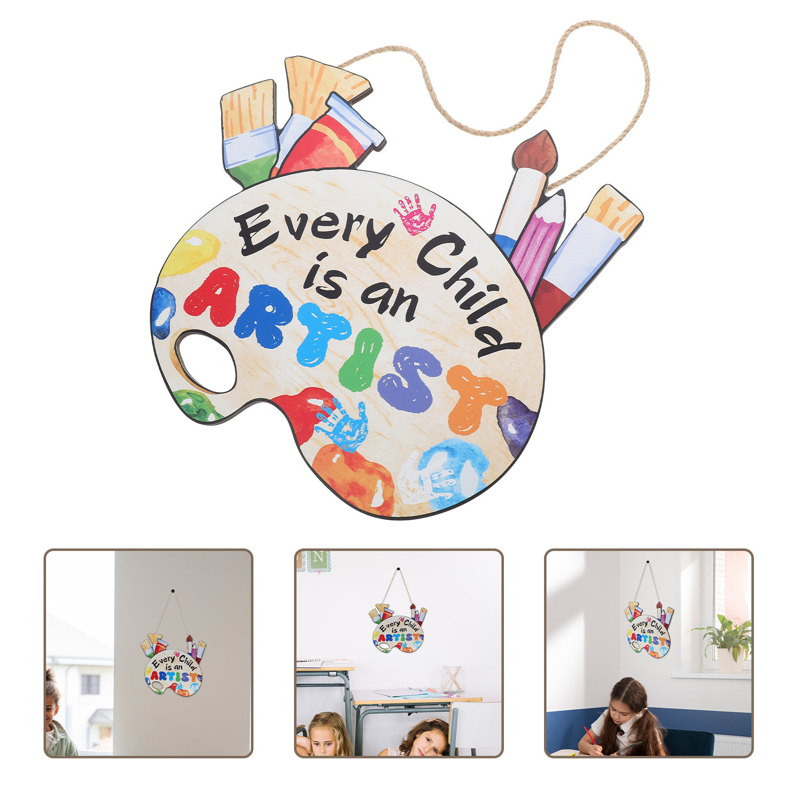 Wooden Classroom Wall Sign – C - огляд і ціна Home Office Or