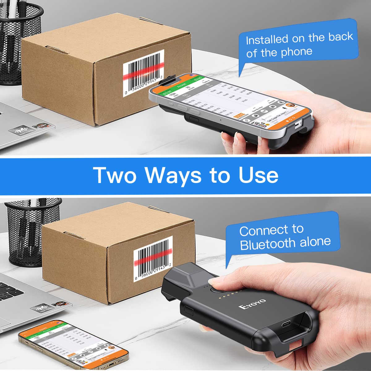 Eyoyo EY-017 Back Clip Bluetoo - огляд і ціна Document Scanner Portable