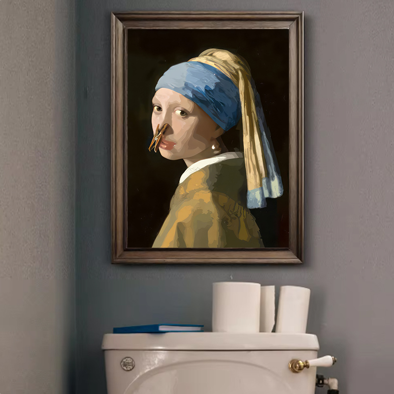 1pc Funny Abstract Bathroom To - огляд і ціна Home Office Or