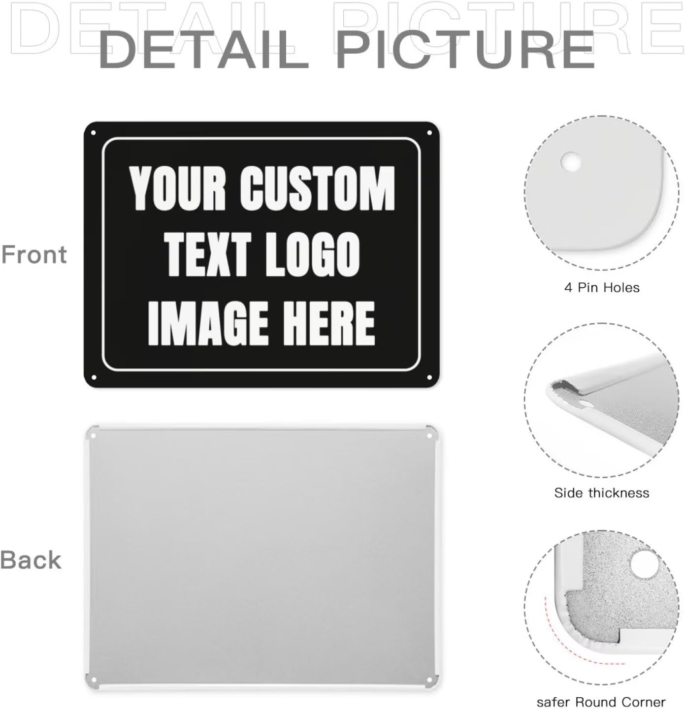 Custom Sign Personalized Metal - огляд і ціна Home Office Or
