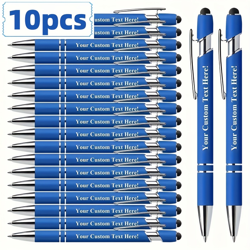 10 pcs Bulk Custom Pens Person - огляд і ціна Home Office Logo
