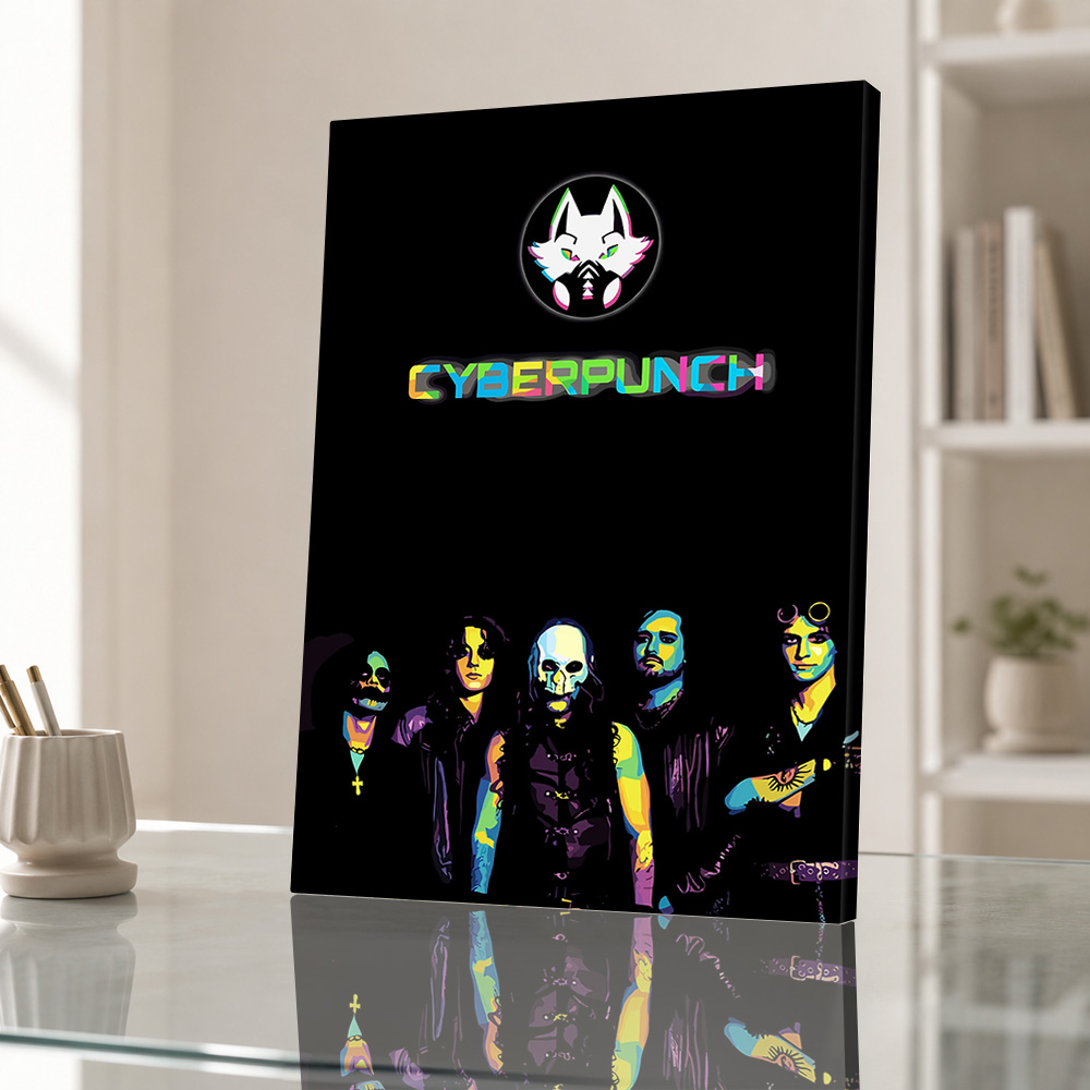 Cyberpunk Canvas Print Poster  - огляд і ціна Home Office Or