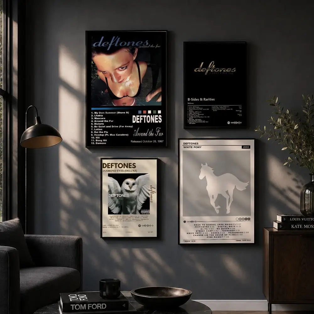 Retro Inspired Band Themed Wal - огляд і ціна Home Office Room Inspiration