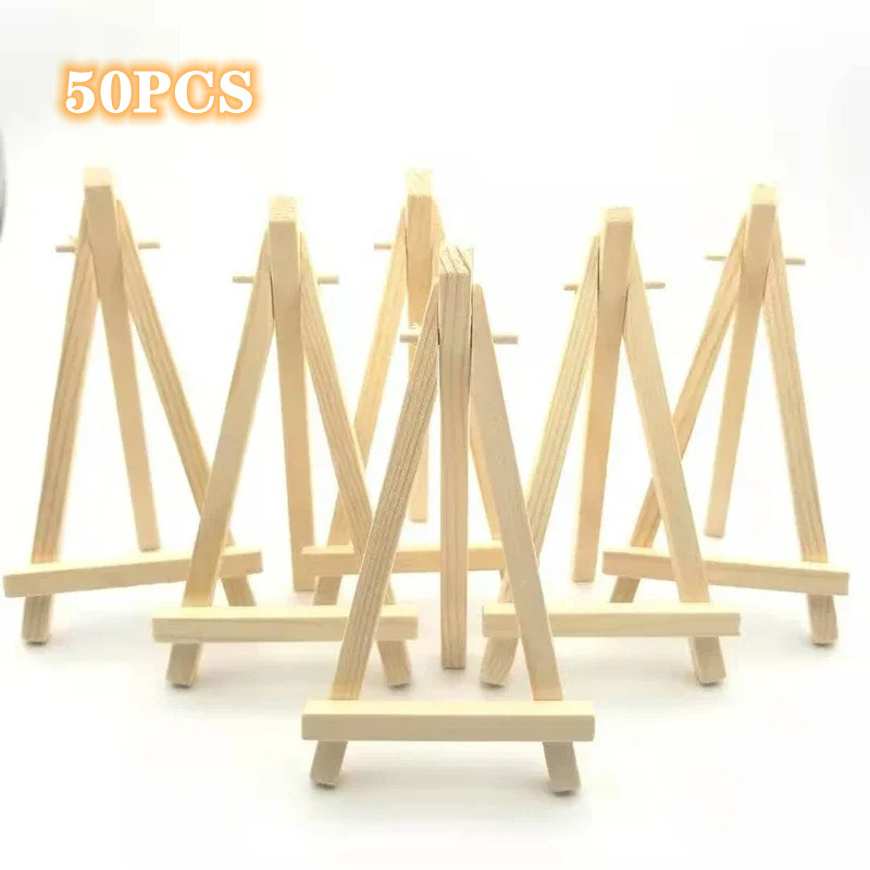 50/10pcs Wood Mini Easel Frame - огляд і ціна Document Holder Stand