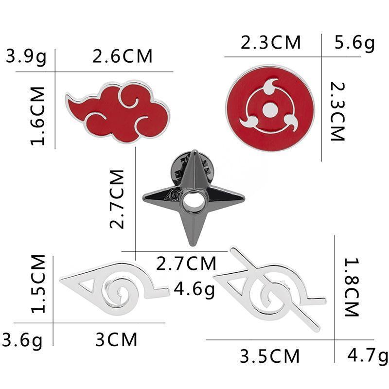 Naruto Akatsuki Red Cloud Badg - огляд і ціна Home Office Or